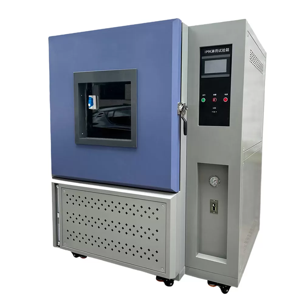 IPX9K rain test chamber
