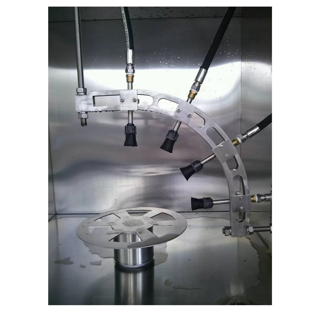IPX9K rain test chamber