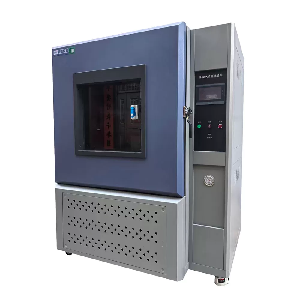 IPX9K rain test chamber